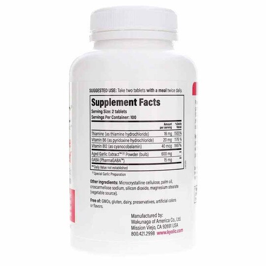 Kyolic Formula 101 Stress & Fatigue Relief, KYO